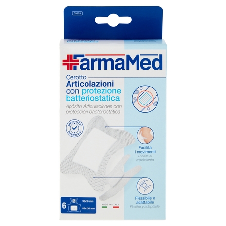 FarmaMed Cerotto Articolazioni con protezione batteriostatica 6 pz